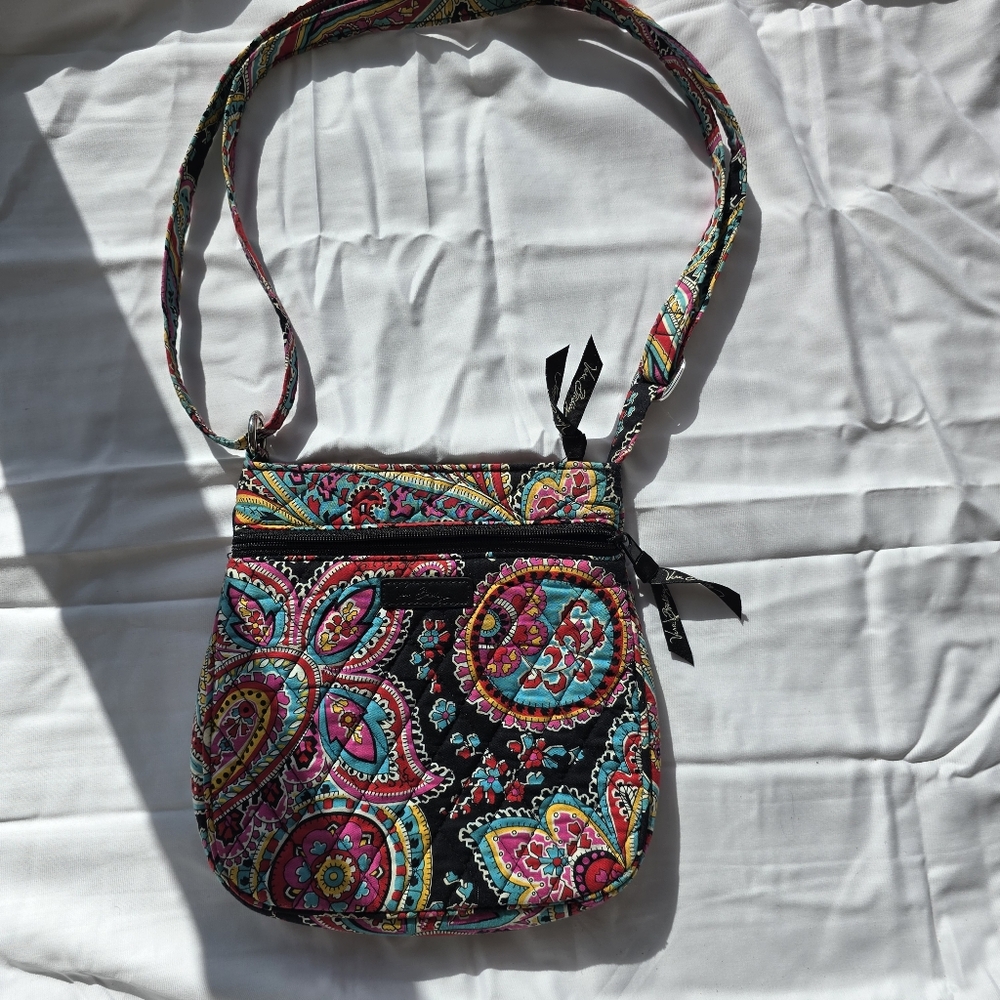 Vera Bradley Hipster Crossbody Petal Paisley